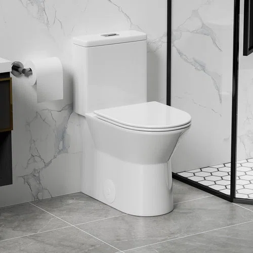 1.1/1.6 GPF Quiet Dual-Flush Rimless Toilet