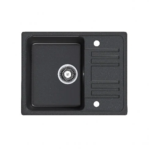 HOROW A09S-S5745B Granitspüle Schwarz 57×45 cm