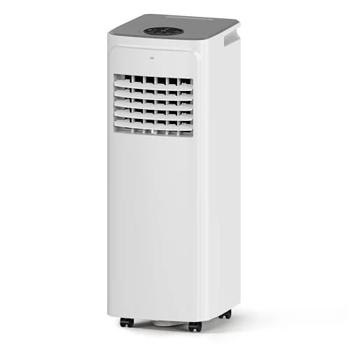 3-in-1 tragbarer Klimaanlage mit einer Leistung von 12.000 BTU – ELECCI Mobile Air Conditioning: Kühlfunktion, Entfeuchtung, Ventilatormodus für den Homeoffice-Bereich, Klimagerät mit 24-Stunden-Timer